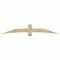 Ekena Millwork Bellingham Rough Sawn Timber Gable Bracket, Douglas Fir, 96"W x 16"H x 4"D x 6"F, 4/12 Pitch GBW096X16X0406BEL00RDF - alternate 1